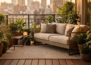 Como pequenos ajustes na varanda criam privacidade, conforto e um cantinho relaxante que parece até outra casa