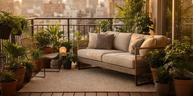 Como pequenos ajustes na varanda criam privacidade, conforto e um cantinho relaxante que parece até outra casa