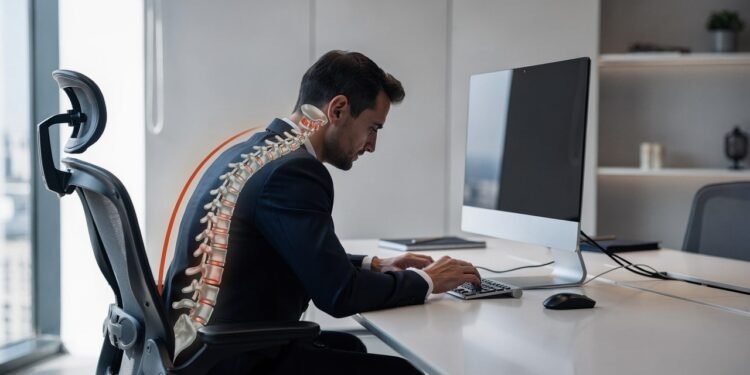 Exercícios que previnem o surgimento de corcunda para quem trabalha sentado o dia inteiro