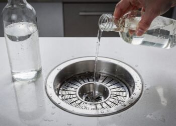 Como acabar com bactérias e odores ruins saindo do ralo utilizando um ingrediente que você tem em casa