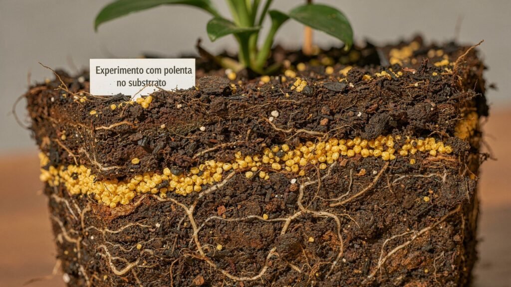 Por que jardineiros experientes estão adicionando polenta ao substrato e quais efeitos isso provoca nas plantas
