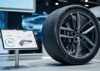 A nova tecnologia de pneus da Michelin que monitora desgaste em tempo real e pode evitar acidentes silenciosos