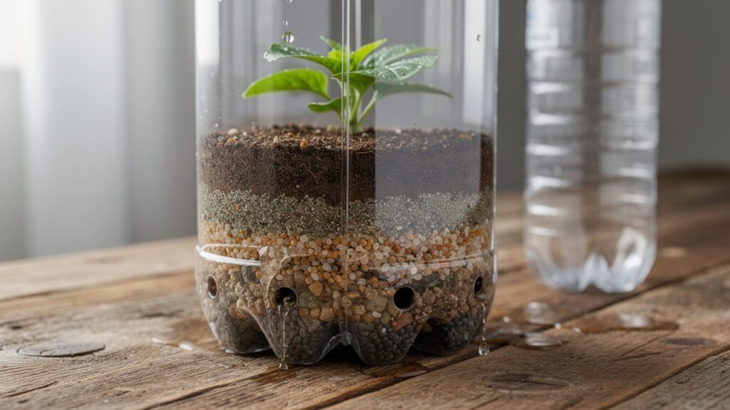 Como uma garrafa PET pode virar um vaso resistente e ajudar você a montar um jardim sem gastar quase nada