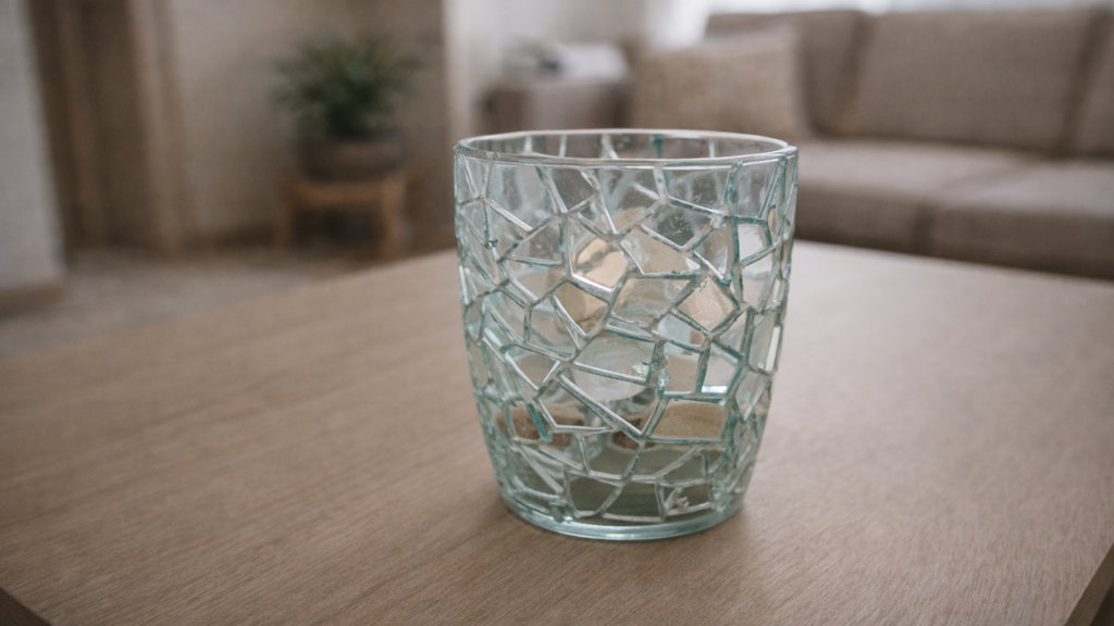 Como reciclar copo de vidro quebrado com segurança e estilo