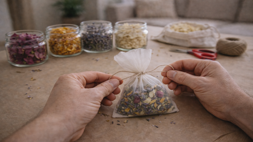 O novo destino das flores secas dentro de casa