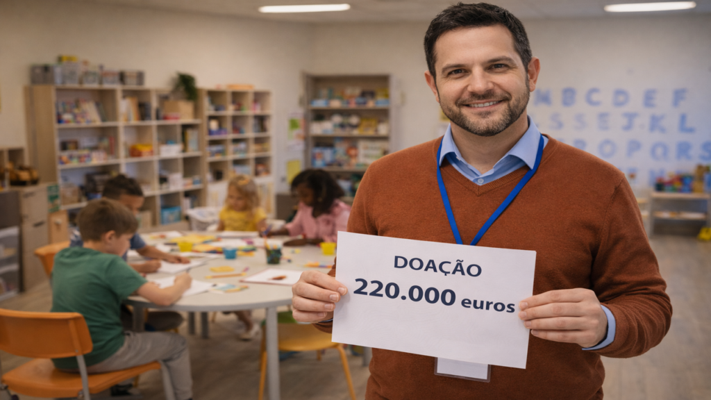 Uma doação anônima mudou o destino de jovens