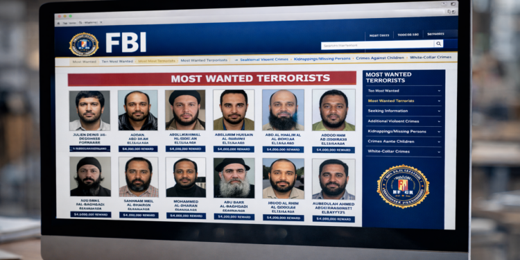 A lista do FBI que expõe ameaças globais ativas