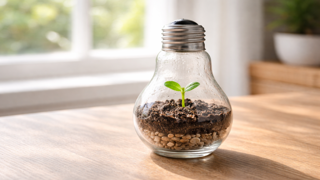 Essa ideia com lâmpada queimada está conquistando casas
