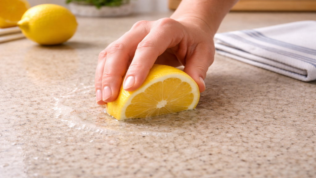 Limão na bancada é o jeito mais prático de limpar