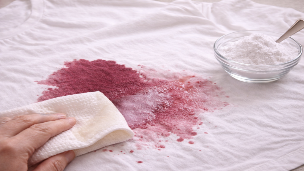 O truque caseiro que salva tecido manchado de vinho