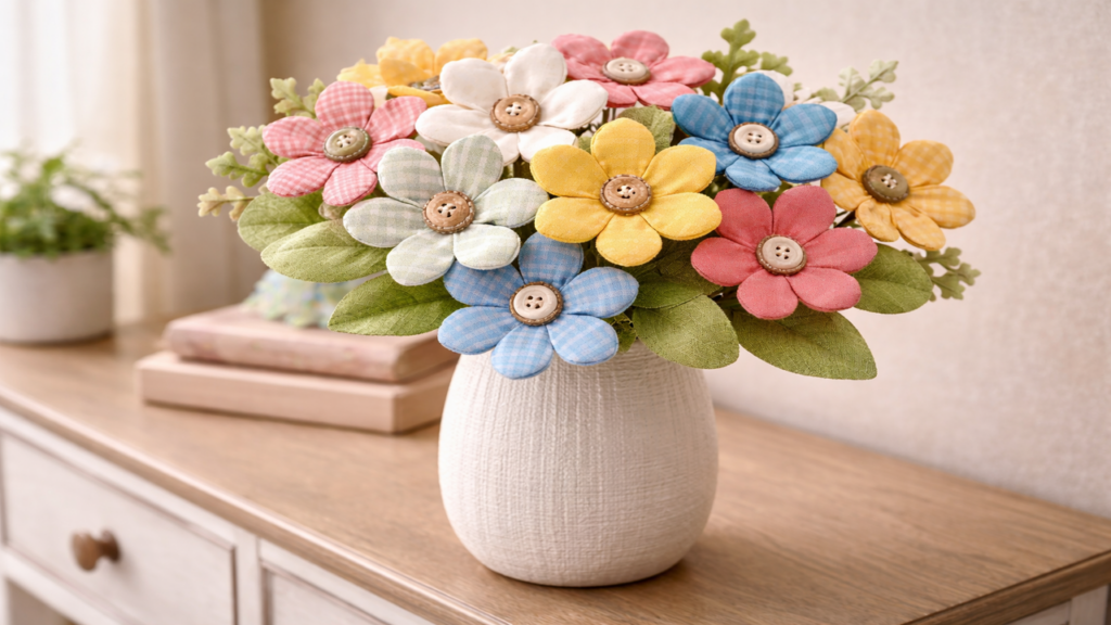 Seus retalhos podem virar flores incríveis