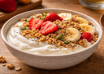 Iogurte grego caseiro transforma seu café da manhã