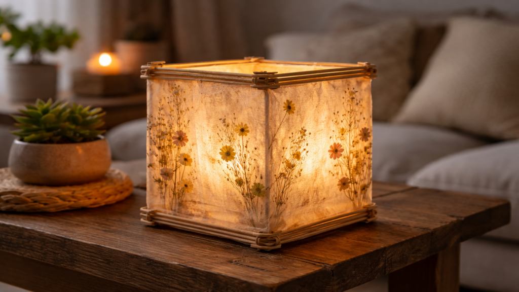 Luminária com saquinhos de chá vira tendência sustentável