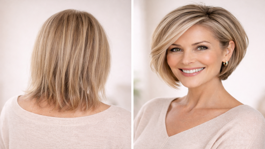 O corte queridinho das mulheres 55+ para mais volume