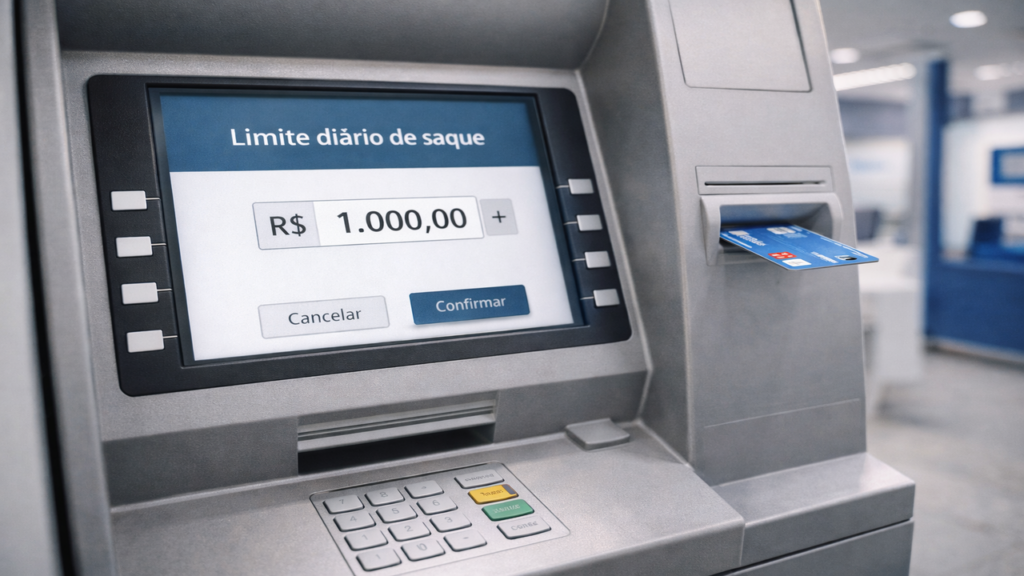 Limite de saque em caixa eletrônico pode mudar
