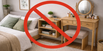 Mais organização no quarto com uma única mesa