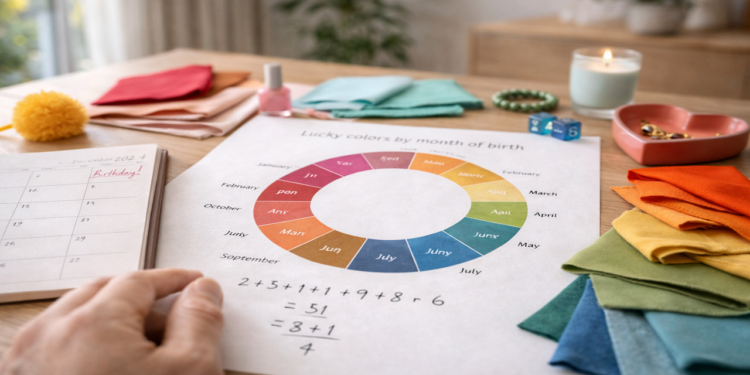 A cor mais poderosa para seu mês