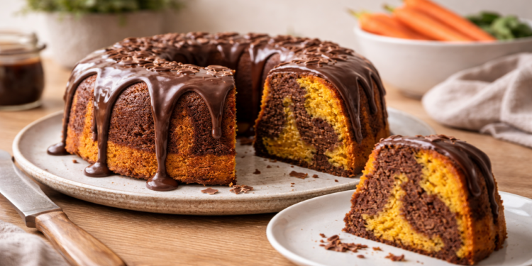 Esse bolo marmorizado vai te surpreender