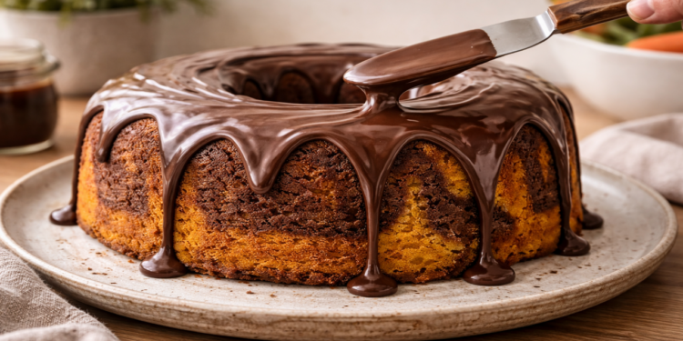 Esse bolo marmorizado vai te surpreender