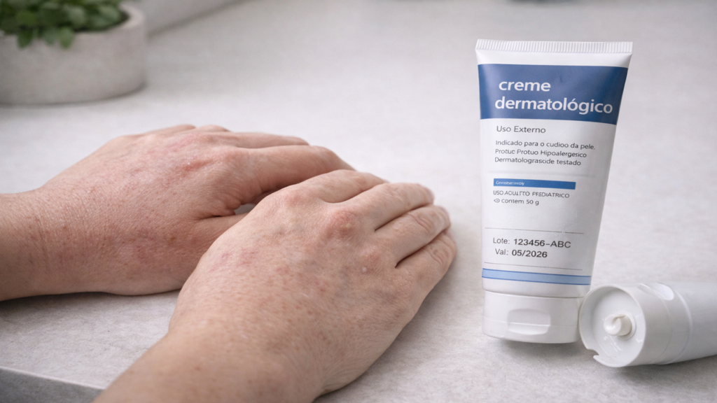 Cremes para a pele são recolhidos