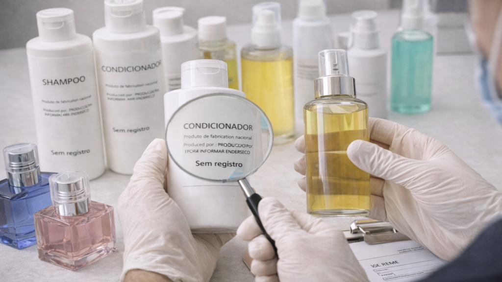 Produtos sem registro são proibidos