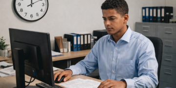 Lei trabalhista: mesmo batendo o ponto no horário, a lei permite demissão