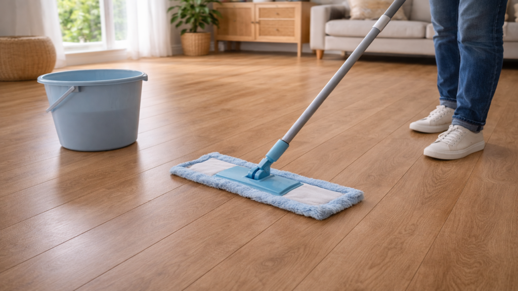 Limpeza correta faz o piso laminado durar mais