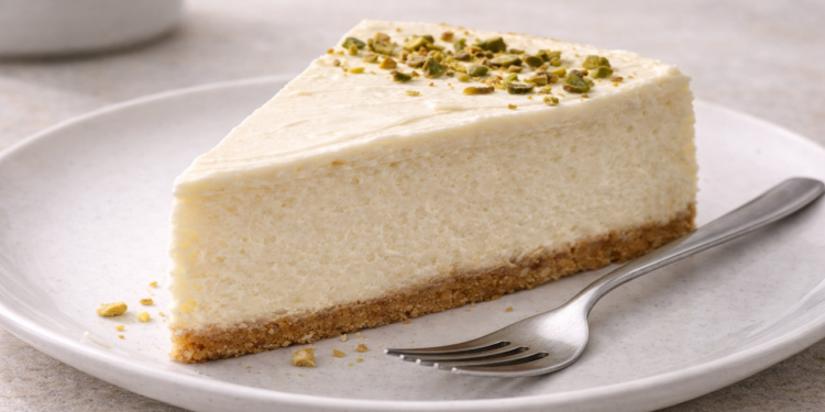 Um cheesecake clássico com sabor que impressiona