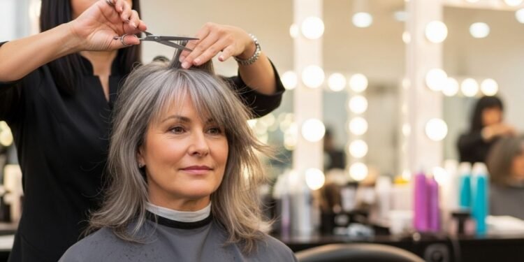 Adeus cabelo reto após os 50 anos! O corte shaggy moderno devolve volume aos fios ralos