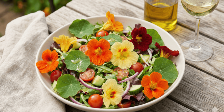 Para aproveitar bem a capuchinha na salada, a colheita faz toda a diferença