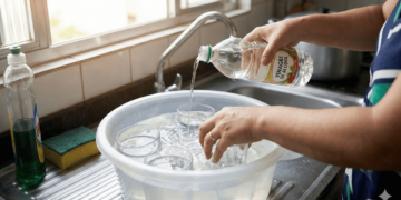 Por que seus copos de vidro ficam com cheiro de ovo e como o vinagre branco resolve isso agora