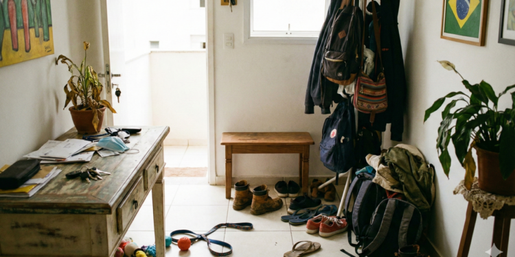 O detalhe mais importante no hall pequeno