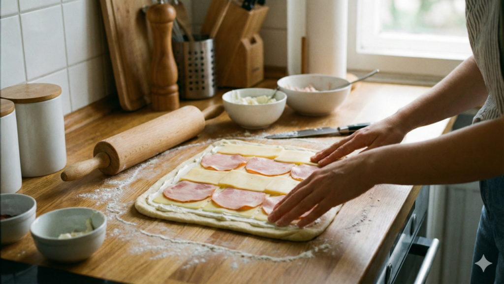 Rocambole salgado fofinho e fácil de fazer