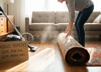 Pouca gente percebe o impacto do tapete na limpeza