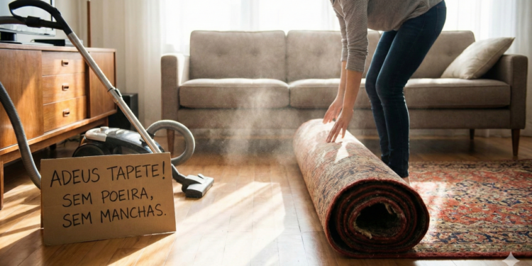 Pouca gente percebe o impacto do tapete na limpeza