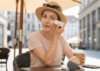 Protetor solar em bastão: o segredo para retocar o filtro sem borrar a base ou o corretivo