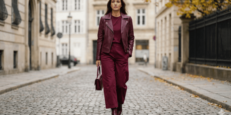 Além disso, o burgundy permite brincar com pequenas variações, como vinho mais fechado, marsala ou vermelho amarronzado