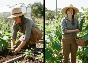 Como plantar pepino japonês em vasos e colher bem mesmo em pouco espaço