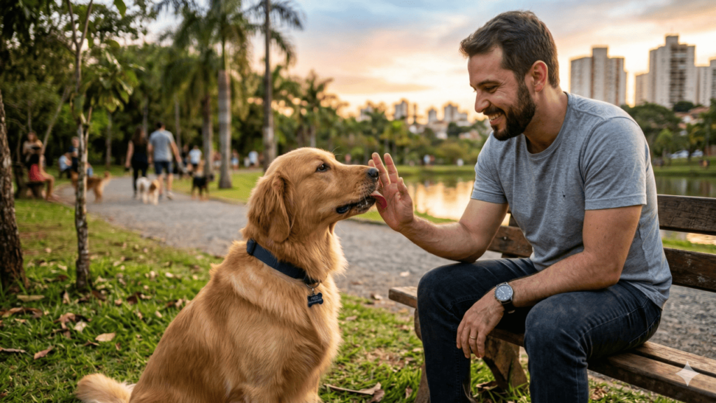 por que os cães lambem