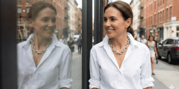 Acessórios prateados chunky: como transformar sua camisa de algodão em um look de passarela