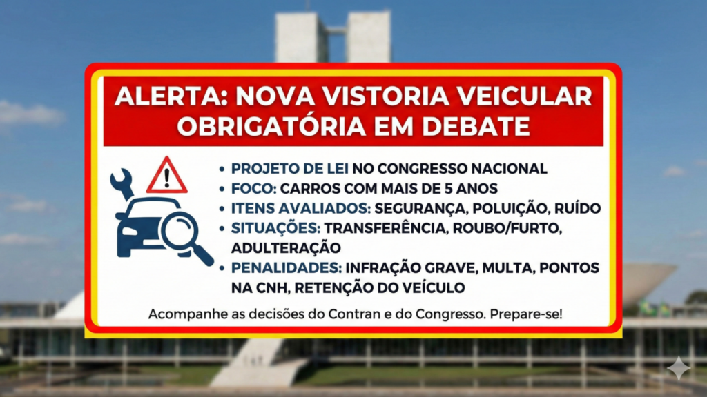O que muda com a vistoria veicular periódica no Brasil