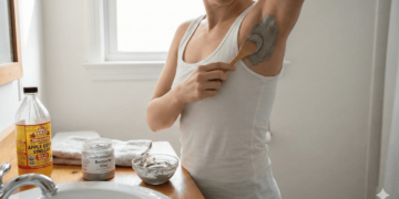 Axilas escuras ou com odor? Veja os benefícios da máscara de argila e vinagre de maçã