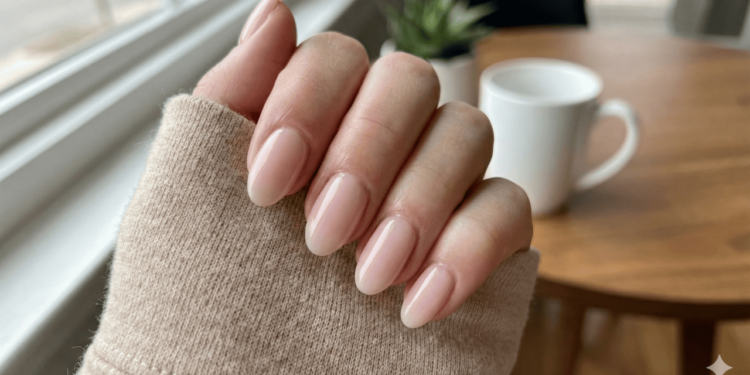 As milky nails são unhas esmaltadas com cores claras e semiopacas, geralmente em tons de rosa ou nude com um toque esbranquiçado
