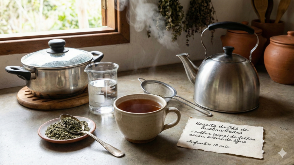 Do chá caseiro ao SUS o novo caminho da quebra-pedra