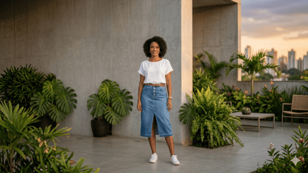 sapato para valorizar o jeans