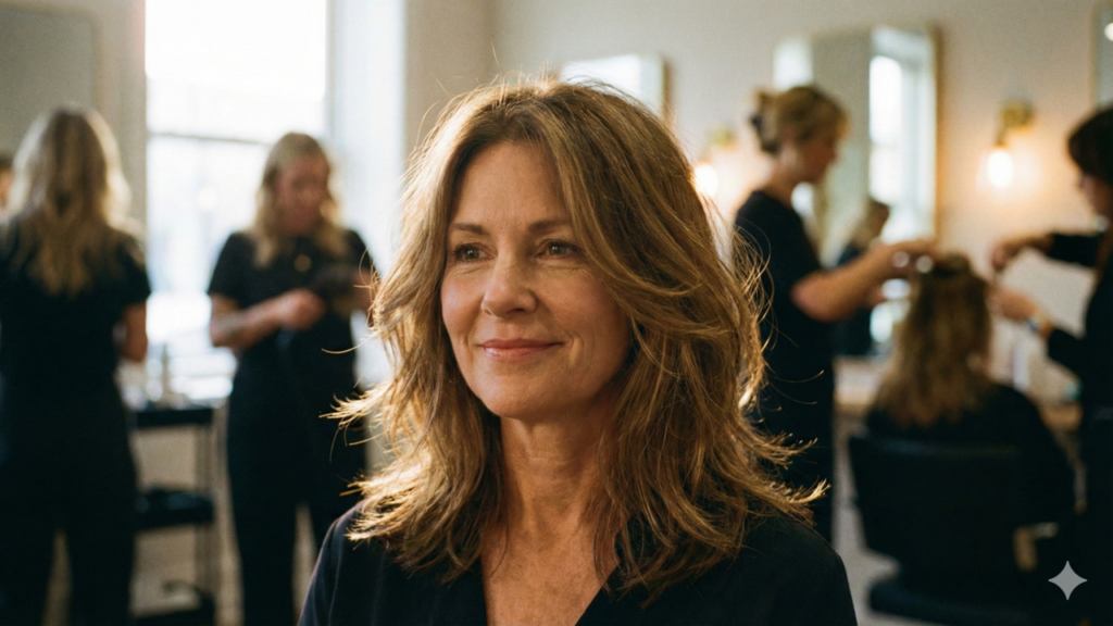 O corte de cabelo médio valoriza o rosto e facilita a rotina