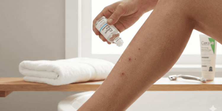 A foliculite pós-depilação é uma inflamação ao redor do fio de pelo, que costuma aparecer depois de métodos como cera,