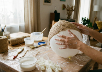 A maneira mais charmosa de usar corda na iluminação