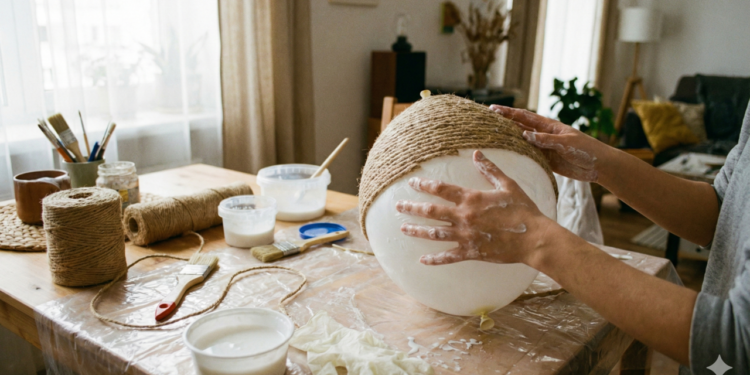 A maneira mais charmosa de usar corda na iluminação