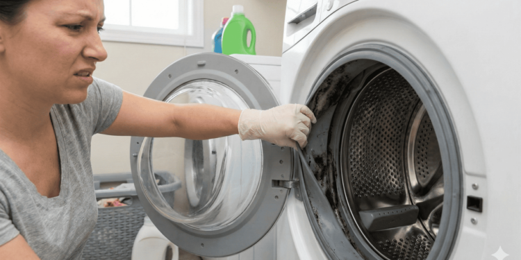 O mofo na máquina de lavar nada mais é do que fungos que se instalam em locais úmidos, fechados e com pouca ventilação.